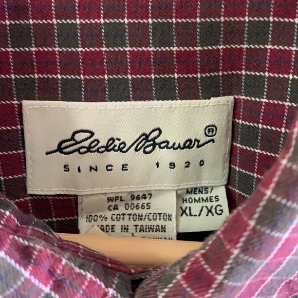 Eddie Bauer 100% cotton XL men’s button down shirt - Picture 5 of 7
